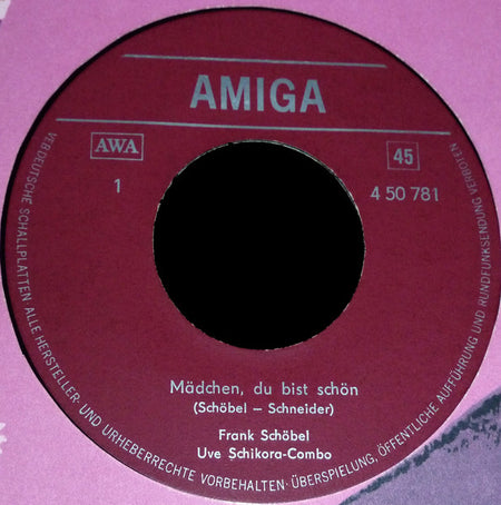 Frank Schöbel : Mädchen, Du Bist Schön / Wein Ihm Nicht Nach (7", Single, Mono)