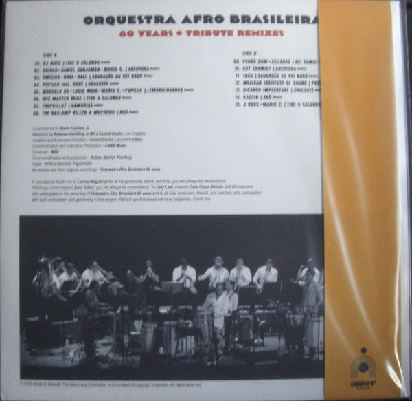 Orquestra Afro-Brasileira : 80 Anos - 80 Years - Tribute Remixes (LP, Comp)