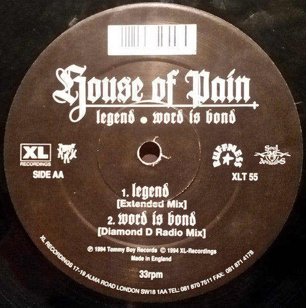 House Of Pain : It Ain't A Crime (12", Single)