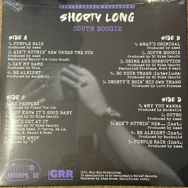 Buy DJ Mike Smooth Presents Shorty Long : South Boogie (2xLP, Comp