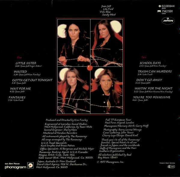 The Runaways : Waitin' For The Night (LP, Album)