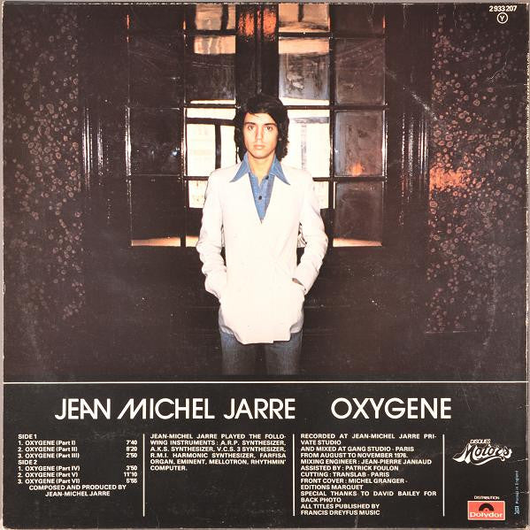 Jean Michel Jarre* : Oxygène (LP, Album)