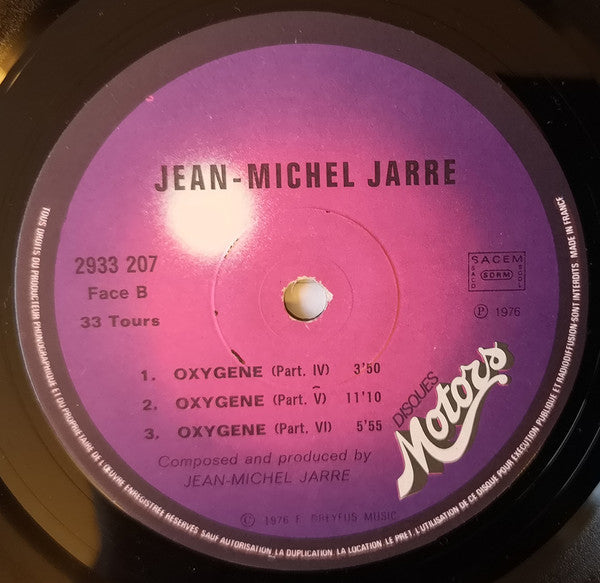 Jean Michel Jarre* : Oxygène (LP, Album)