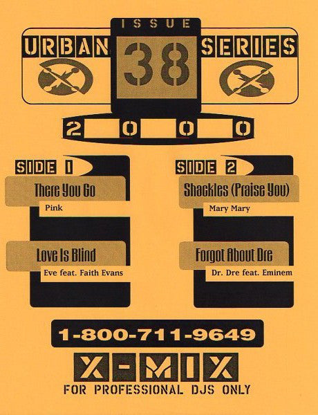 Various : X-Mix Urban Series 38 (12", Comp, Promo)