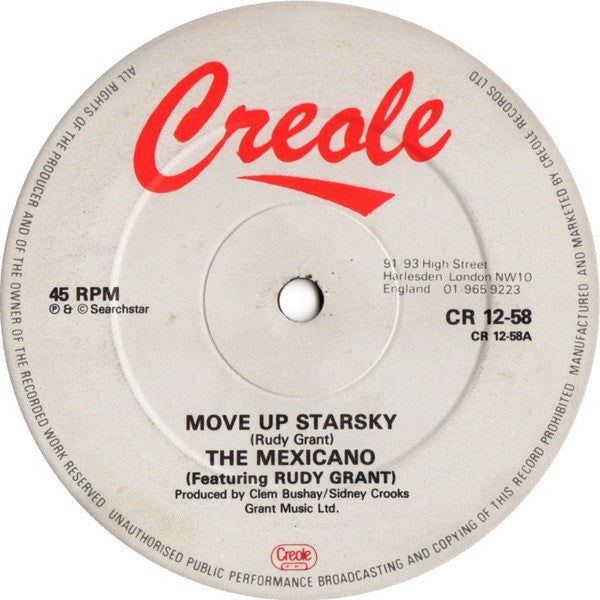 The Mexicano Featuring Rudy Grant : Move Up Starsky (12")