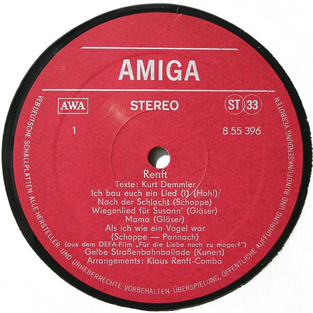Klaus Renft Combo : Renft (LP, Album)