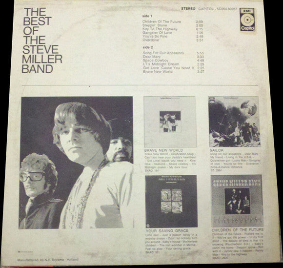 Steve Miller Band : The Best Of The Steve Miller Band (LP, Comp)