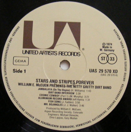 Nitty Gritty Dirt Band : Stars And Stripes Forever (2xLP, Album, Gat)