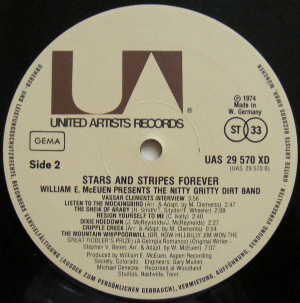 Nitty Gritty Dirt Band : Stars And Stripes Forever (2xLP, Album, Gat)