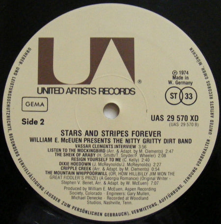 Nitty Gritty Dirt Band : Stars And Stripes Forever (2xLP, Album, Gat)