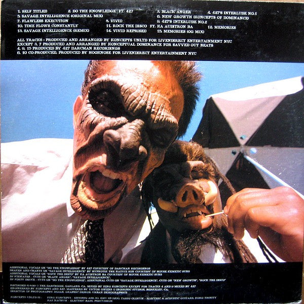 Konceptual Dominance : Savage Intelligence (2xLP, Album)