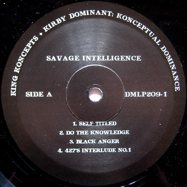 Konceptual Dominance : Savage Intelligence (2xLP, Album)