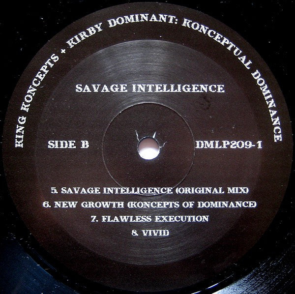 Konceptual Dominance : Savage Intelligence (2xLP, Album)
