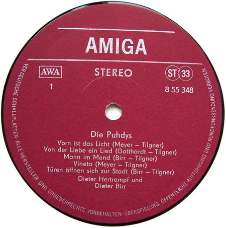 Puhdys : Die Puhdys (LP, Album)