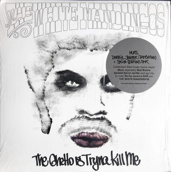 The White Mandingos* : The Ghetto Is Tryna Kill Me (2xLP, Album, Whi)