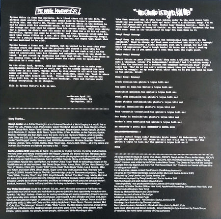 The White Mandingos* : The Ghetto Is Tryna Kill Me (2xLP, Album, Whi)