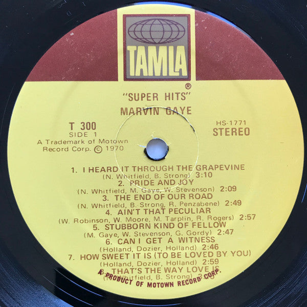 Marvin Gaye : Super Hits (LP, Comp)