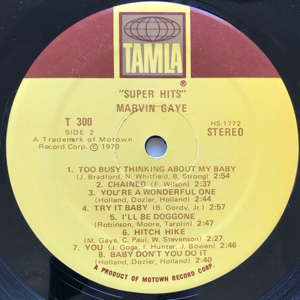 Marvin Gaye : Super Hits (LP, Comp)