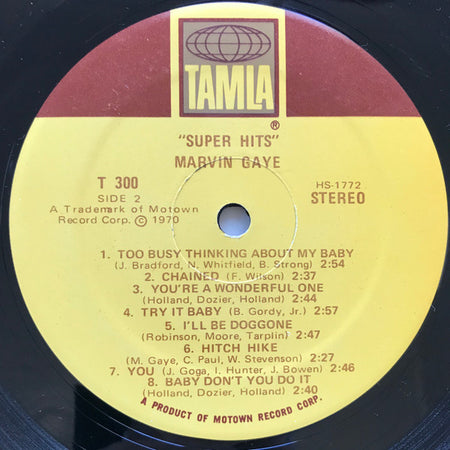 Marvin Gaye : Super Hits (LP, Comp)