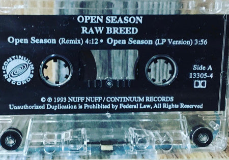 Raw Breed : Open Season (Cass, Single)