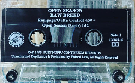 Raw Breed : Open Season (Cass, Single)