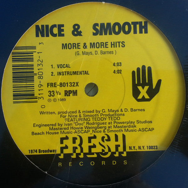 Nice & Smooth : More & More Hits (12", RE)