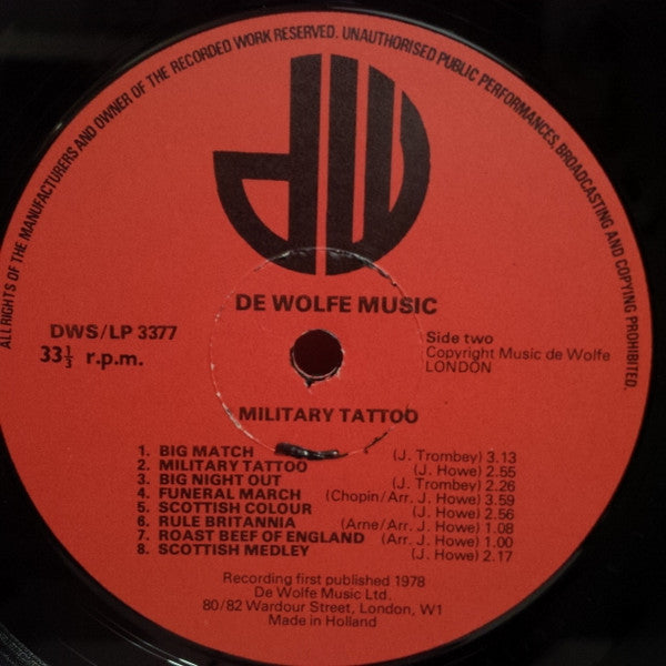 The International Concert Band : Military Tattoo (LP)
