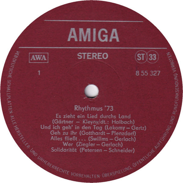 Various : Rhythmus '73 (LP, Comp)