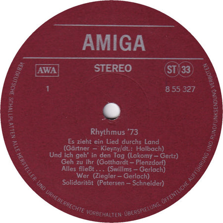 Various : Rhythmus '73 (LP, Comp)