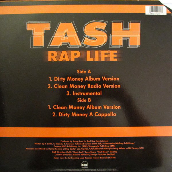Tash Featuring Raekwon : Rap Life (12")