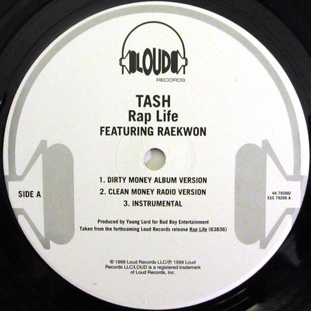 Tash Featuring Raekwon : Rap Life (12")