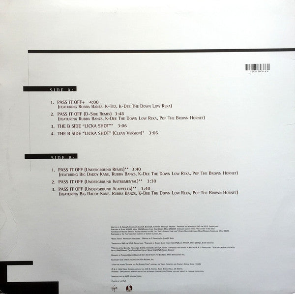 Shyheim AKA The Rugged Child : Pass It Off (12")