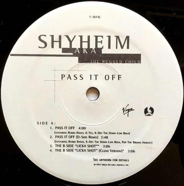 Shyheim AKA The Rugged Child : Pass It Off (12")