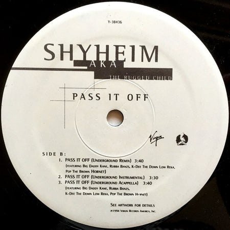Shyheim AKA The Rugged Child : Pass It Off (12")