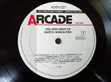 Earth Wind And Fire* : The Very Best Of Earth Wind And Fire (2xLP, Comp)