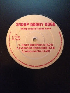 Snoop Dogg / Dr. Dre : Snoop's Upside Ya Head / Been There Done That (12", Promo)