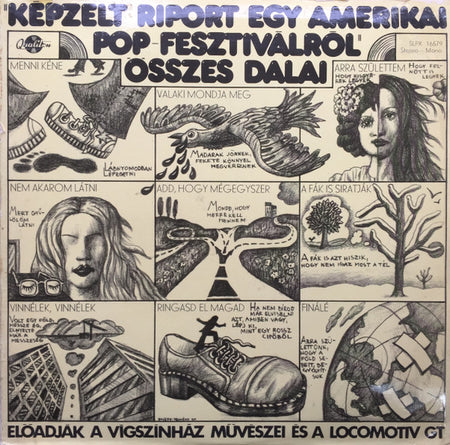 Déry Tibor – Gábor Presser – Anna Adamis : "Képzelt Riport Egy Amerikai Pop-Fesztiválról" Összes Dalai (LP, Yel)