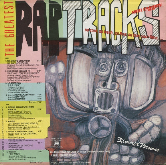 Various : The Greatest Rap Tracks (LP, Mixed)