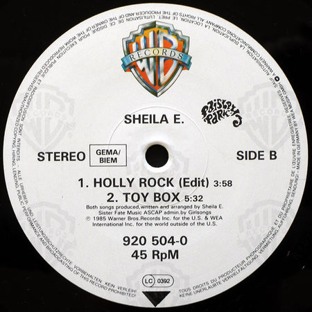 Sheila E. : Holly Rock (12")