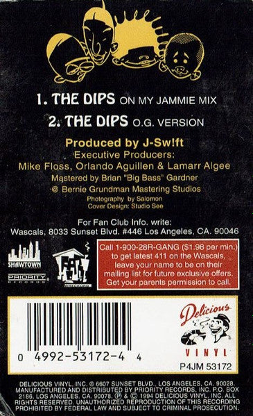 The Wascals : The Dips (Cass, Single)