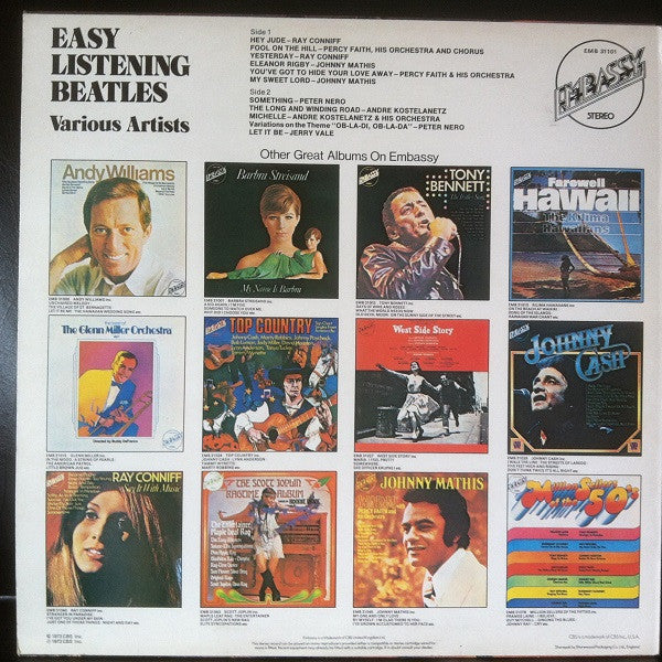 Various : Easy Listening Beatles (LP, Comp)