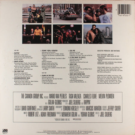 Various : Rappin' (Music From The Original Motion Picture Soundtrack) (LP, Comp)