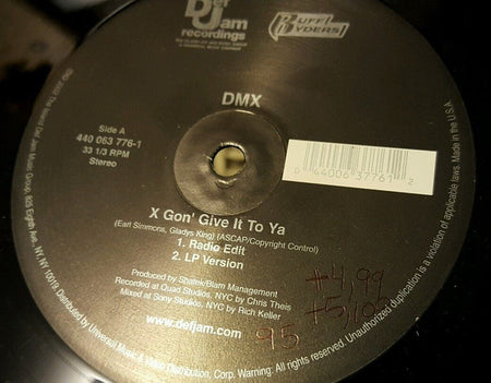 DMX : X Gon' Give It To Ya (12", Single)