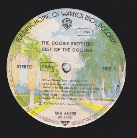 The Doobie Brothers : Best Of The Doobies (LP, Comp, RE)