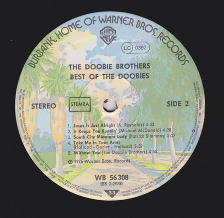 The Doobie Brothers : Best Of The Doobies (LP, Comp, RE)
