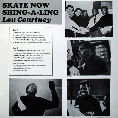 Lou Courtney : Skate Now / Shing-A-Ling (LP, Album, RE)