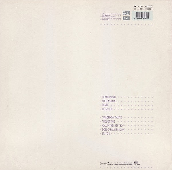 Talk Talk : It's My Life (LP, Album)