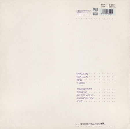 Talk Talk : It's My Life (LP, Album)