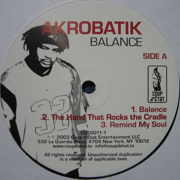 Akrobatik : Balance (2xLP, Album)