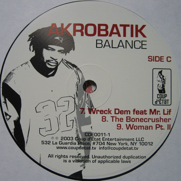 Akrobatik : Balance (2xLP, Album)